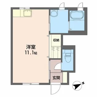 シャーメゾン F【101号室】の間取り