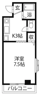 サンヴィレッジ山城【4D号室】の間取り