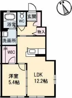 シャーメゾンパインヒル【105号室】の間取り