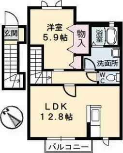 シャーメゾンY【201号室】の間取り