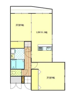 K`sガーデン住吉II【209号室】の間取り
