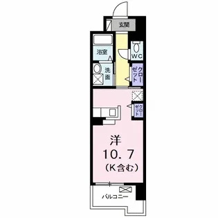 グランクリュ佐古 WEST【1階】の間取り