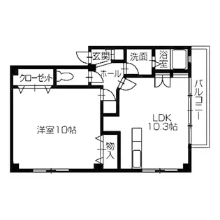 ラフェドール【2階】の間取り