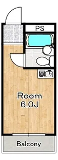 山下マンション【2階】の間取り