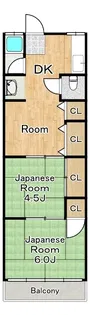 誠幸マンション【3階】の間取り