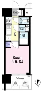 エスリード大阪エヴォルツ【2階】の間取り