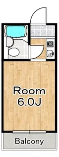 レガーレ大正【5階】の間取り