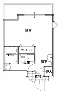 大正祐伸ビル【6階】の間取り