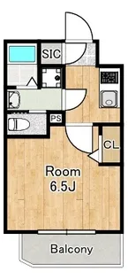 ファーストフィオーレ大正リエート【1001号室】の間取り
