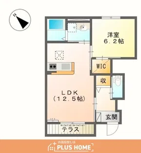 サン・モール松江【1階】の間取り