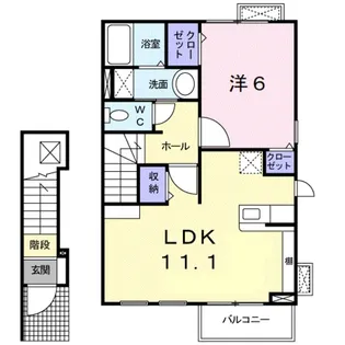 アーデン西浜 Ⅴ【2階】の間取り