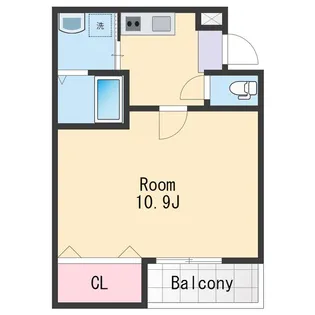 フジパレス和歌山黒田Ⅲ番館【2階】の間取り