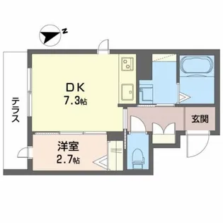 べレオ鷺ノ森【1階】の間取り