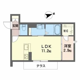 べレオ鷺ノ森【3階】の間取り