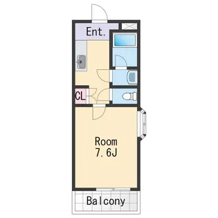 エタニティコートⅠ番館【1階】の間取り