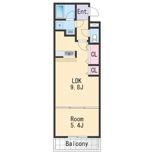 ロックブリッジ【2階】の間取り