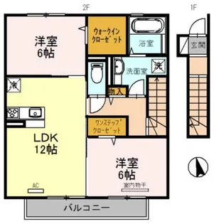 CASSIA道【2階】の間取り