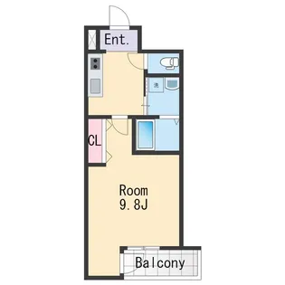 フジパレス市駅北【3階】の間取り
