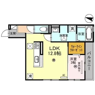 アルビネス田中町【1階】の間取り
