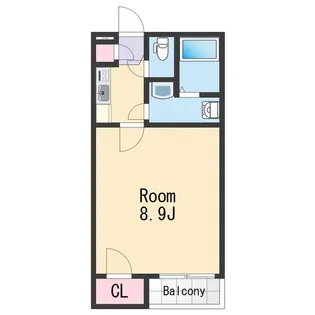 クレイノ花【2階】の間取り