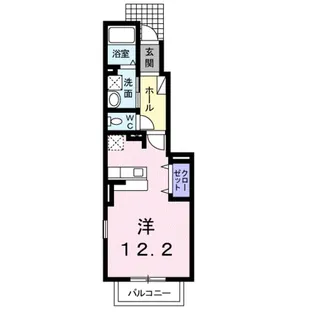 セイバリーD【1階】の間取り