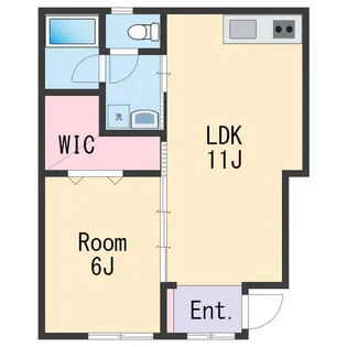 TJ西浜A【1階】の間取り