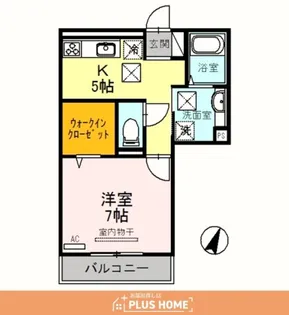 リーフ クレール【1階】の間取り