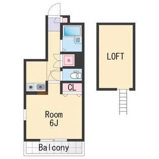 パルテール広道【2階】の間取り