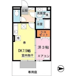 シャン・ルミエール【2階】の間取り