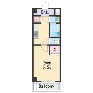 カーサ ベルカント【3階】の間取り