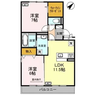 D−room パストラーレ Ⅱ【3階】の間取り