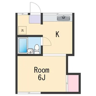 紀ノ川コーポ【2階】の間取り