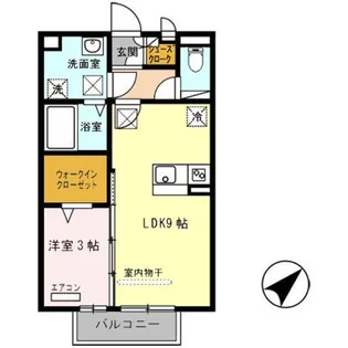 モンターニュ コアラ【1階】の間取り
