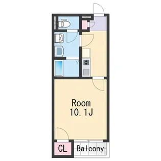 レオネクスト中之島【1階】の間取り