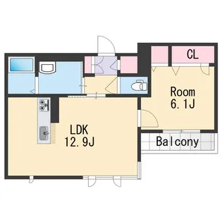 ベレオくすのき A棟【3階】の間取り