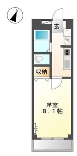ウィンドミル ケイ【1階】の間取り