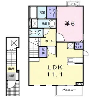 LinoコートⅡ【2階】の間取り