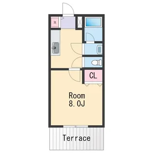 T・Hパレス今福【1階】の間取り