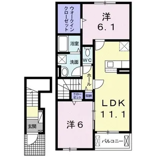 Keep going【2階】の間取り