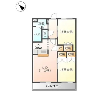 ベイサイドヒル【2階】の間取り