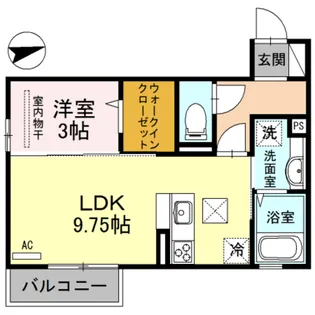 ソル グルージャ八軒家【2階】の間取り
