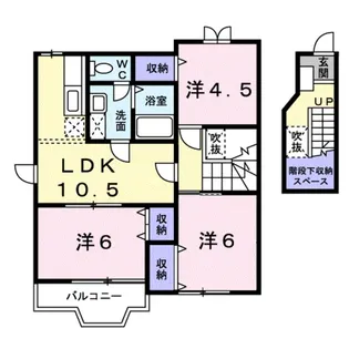 アウローラ Ⅰ【2階】の間取り