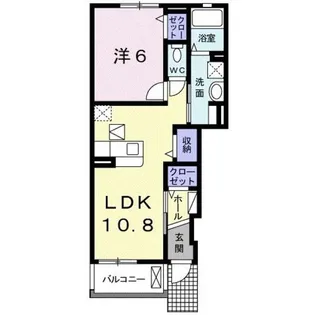 アルコバレーノ C【1階】の間取り