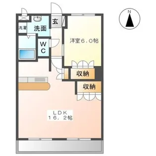 グレイスコート N’s【1階】の間取り