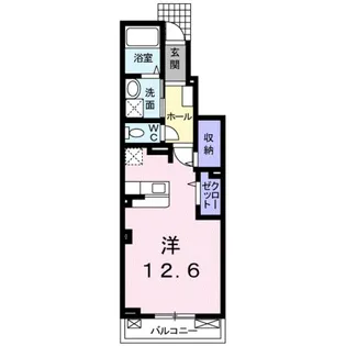 サニーブライト【1階】の間取り