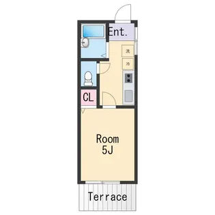 1Kの間取り画像