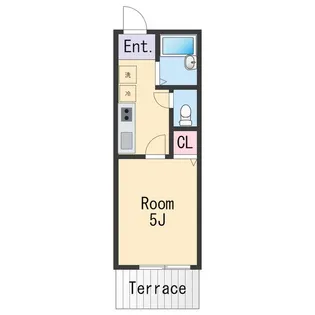 1Kの間取り画像