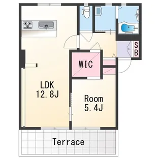 ラ.サルデーヌ【1階】の間取り