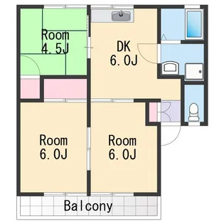 アルブル【2階】の間取り