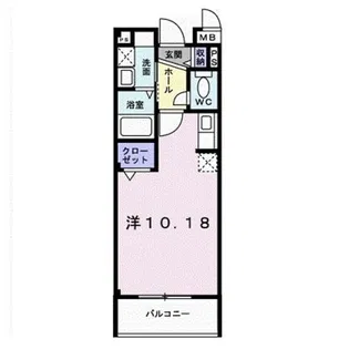 レジデンスブライト【3階】の間取り